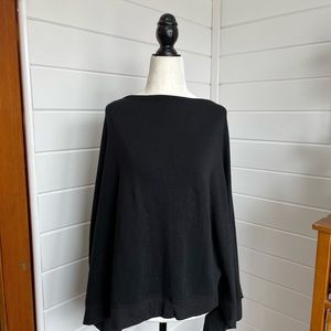 Stella & Dot Ladies Poncho, Black, Size 1X, NWT, Oversized & versatile